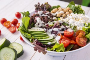 Greek Salad with produce